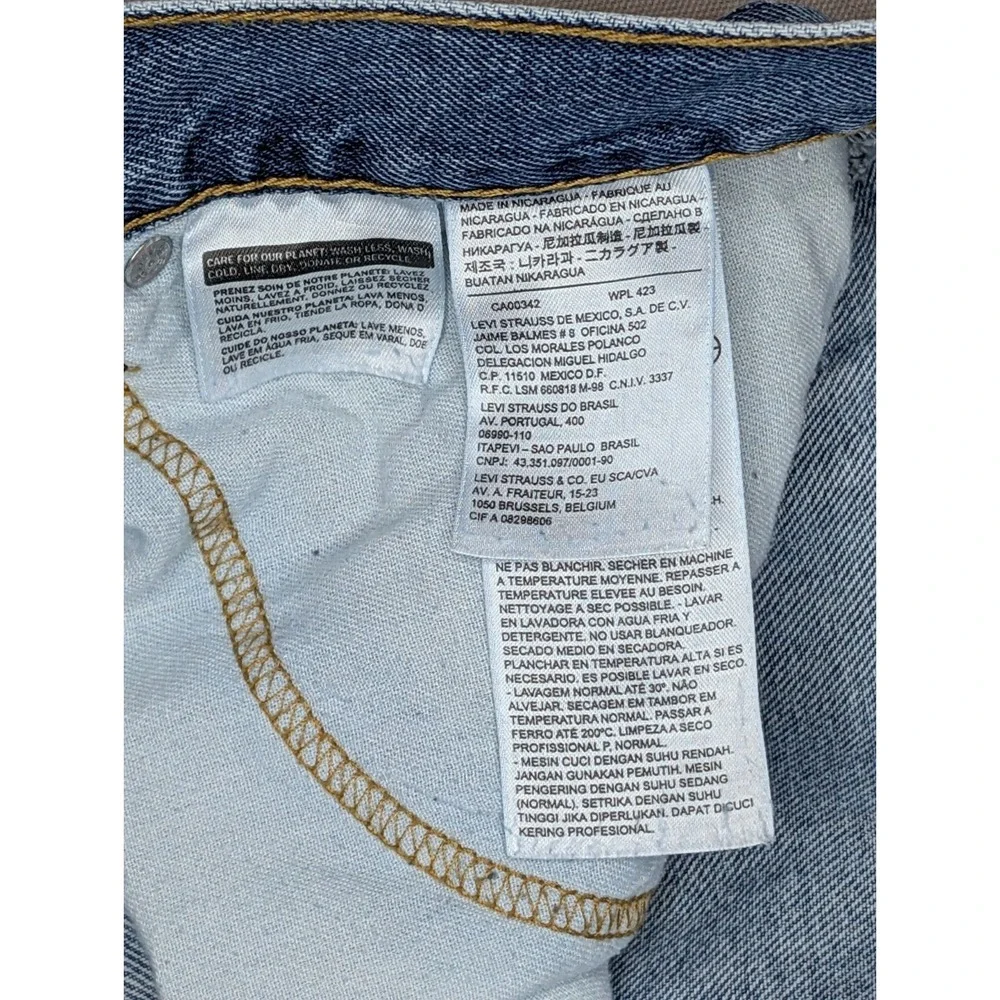 Levi's 511 Slim Jeans Men 32x30 Blue Medium Wash Straight Leg Denim